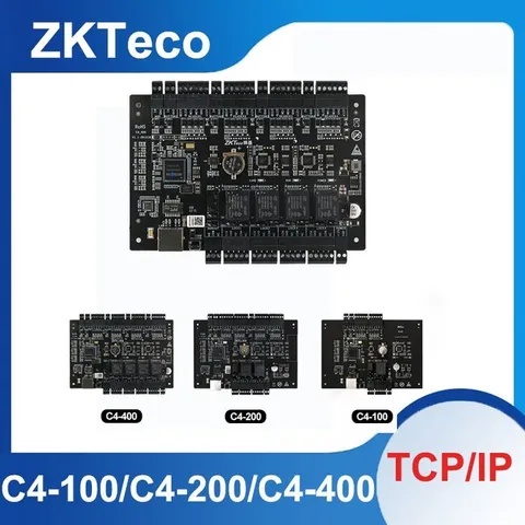 Zkteco C4-100 C4-200 C4-400 TCP/IP Door Lock Controller Access Control Panel