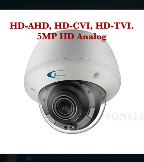 i3 International AM73 Security Camera W/2.7-13.5mm Motorized Lens HD Analog 5MP
