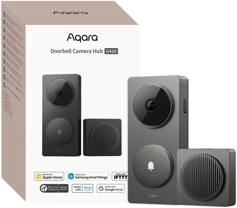 Aqara G410 Smart Video Doorbell Camera 2K WiFi HomeKit Matter Hub
