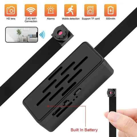 Mini WiFi Security Camera 1080P Remote Monitoring Motion Alert Home Office
