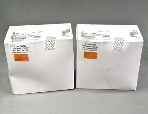 Lot Of (2) GE Interlogix Wireless TX-6010-01-1 Combo Smoke Detectors SHIPS FAST!