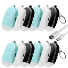 Personal Safety Alarm for Women, 12 Pack 140DB Self Defense Keychain Alarm wi...