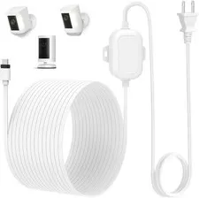 Power Adapter for Ring Outdoor Cam Plus/Ring Spotlight Cam Plus/Pro (Battery)
