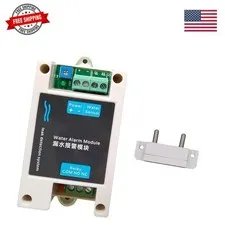12V DC Wired Water Detectors Water Leak Alarm Module Leakage Flood Sensor wit...