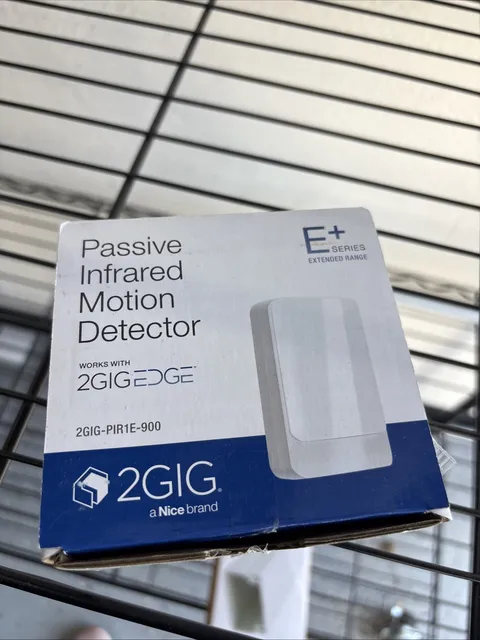 2GIG E+ Extended Range Home Security Passive Infrared Motion Detector New E43