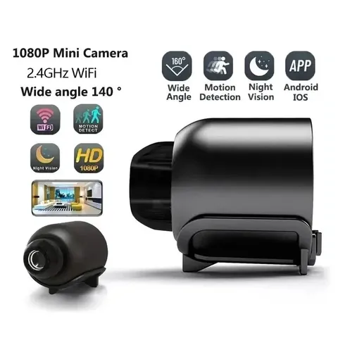 Mini Wireless Camera Wifi IP Home Security 1080P HD Night Vision Small Camera