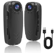 WOTCHA Body Camera with Video Recording, HD 1080P Wearable Body Cam with Night 