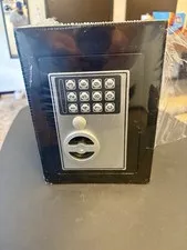 Digital Electronic Keypad Safe Fire Resistant w/ Emergency Override Key, Black