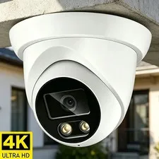 Unbranded 8MP AHD Dome CCTV Camera 3.6mm AI Motion Detection IP67