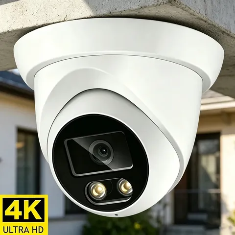 Unbranded 8MP AHD Dome CCTV Camera 3.6mm AI Motion Detection IP67