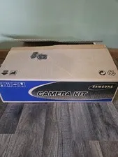 Samsung SSC17WEB B/W Camera Kit (Lot Of 4) with cords, connectors and cords READ