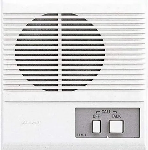 Aiphone LEM-1 1-Call Master Intercom, White Open Voice 6V DC - New