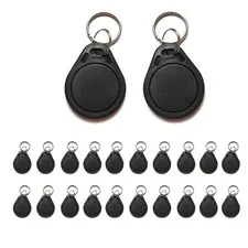50 PCS 13.56 MHz UID Writable Rewritable Clone IC Key Fobs, with MIFARE 1K, R...