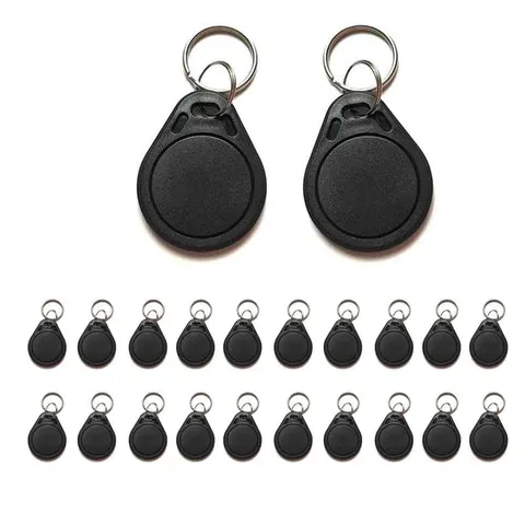 50 PCS 13.56 MHz UID Writable Rewritable Clone IC Key Fobs, with MIFARE 1K, R...