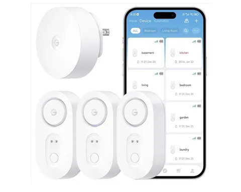 GoveeLife Water Leak Detector 1S w/ Smart Gateway 1S 1+3 Pack
