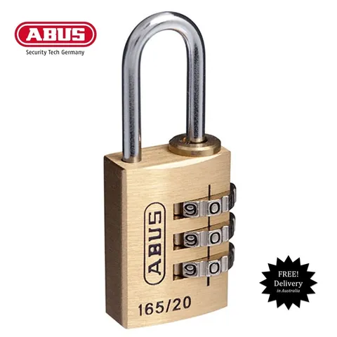 Abus 165/20 Combination Padlock Combo Padlocks (16520C) -FREE POSTAGE