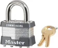 Master Lock 1KA-2008 2008 1-3/4 In. Commercial Keyed Alike Padlock Laminated