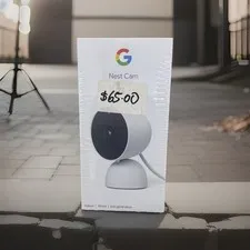 Google indoor Nest Security Cam 1080p (Wired) 2nd Generation Snow NEW SEALED