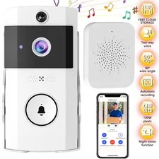 Wireless Security Smart WiFi Doorbell Intercom Video Camera Door Ring Bell USA