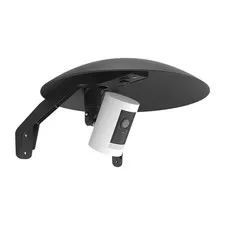 Holicfun Rain Shade Cover with Adjustable Mount for Outdoor Camera, Black