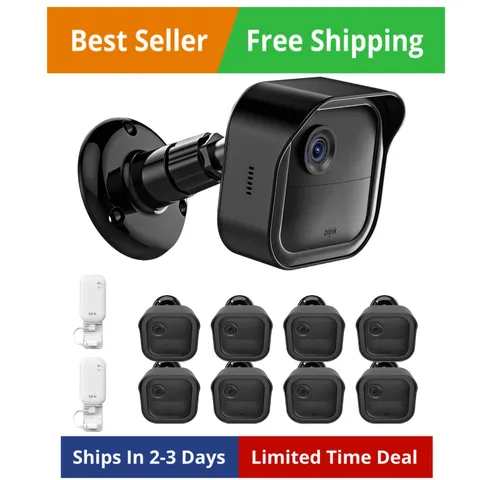 All-New Blink Outdoor Camera Surveillance Mount, 8 Pack Weatherproof Protecti...