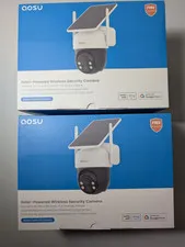 AOSU Solar Security Camera Outdoor Wireless 2K 360° 2-Pack C9C2CA11