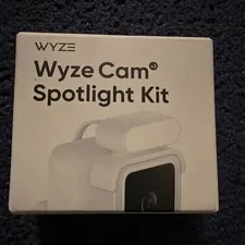 Wyze Cam v3 Spotlight Kit, USB, Wi‑Fi IP 1080p, Indoor/Outdoor White (No Cam)
