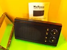 Vintage NuTone Intercom 2561-62 master station 2561, 2562 AM/FM Transistor Radio