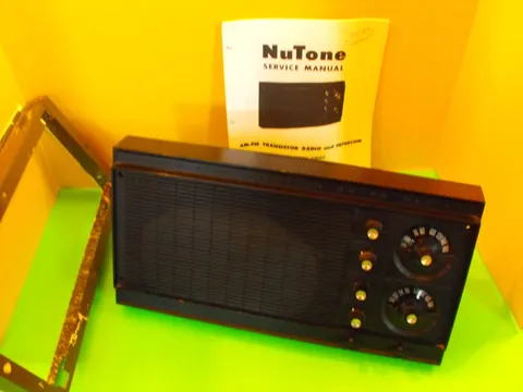 Vintage NuTone Intercom 2561-62 master station 2561, 2562 AM/FM Transistor Radio