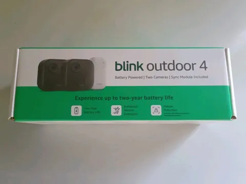 Blink Outdoor 4 4th Gen 2025 Wireless Security Camera + Sync Module, 2 Cameras