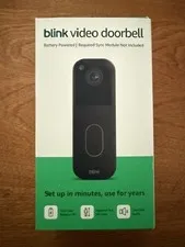 NEW - Blink Video Doorbell (2nd Gen) BLACK (sync module not included)