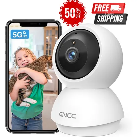 2K Wifi Cameras for Home Security, Security Camera Indoor, Baby/Pet Camera with