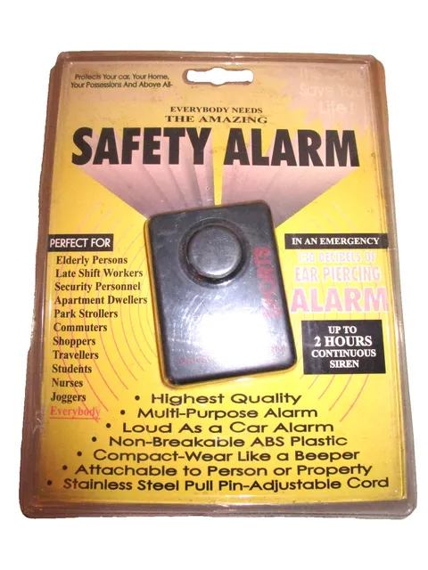 Vintage Body Safety Alarm 130 Decibels Loud Siren New in Package