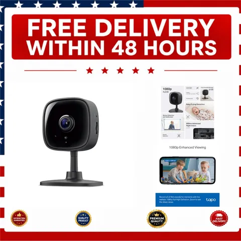 Tapo C101 1080p Indoor Security Camera Wi-Fi Baby Pet Monitor Alexa