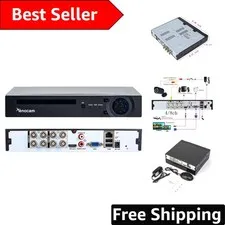 State-of-the-Art 8CH Hybrid Surveillance System with Real-Time Alerts & 6TB HDD