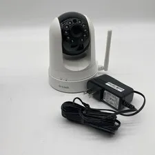 D-Link DCS-5020L Wireless Day Night Pan/Tilt Cloud Camera White With AC Adapter