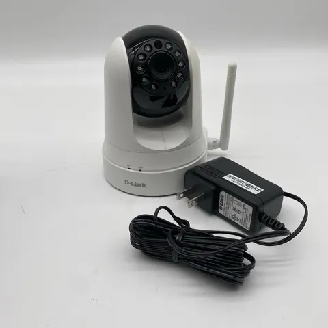 D-Link DCS-5020L Wireless Day Night Pan/Tilt Cloud Camera White With AC Adapter