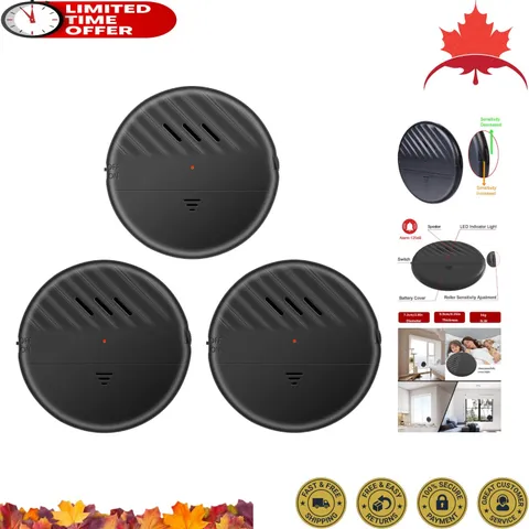 Reliable Window Alarm - 125dB Loud Alarm - Anti-Theft Vibration Detector