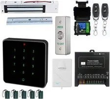 600Lb Waterproof Electromagnetic Lock Kit with RFID Keypad & Remote Control