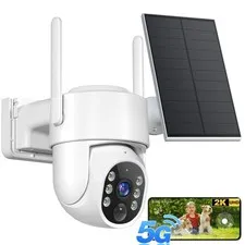 2K Security Cameras Wireless Outdoor, 5G WiFi Cameras for Home Security, 360°...