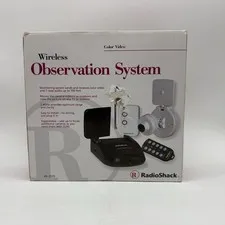 Radio Shack Wireless Observation Security System Color Video Open Box New 492535