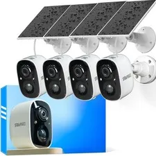 Vicohome 4CG6 Best 2K Solar Security Camera Wireless Outdoor System, No NVR N...