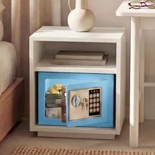 Secure Safe With Key And Password Money Home Safe, Mini Money Storage Cabinet