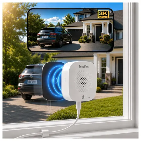 5MP 3K Window Camera for Home Security, WiFi6 Safeview Camera