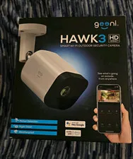 Geeni HAWK 3 1080p Outdoor Wi-Fi Camera Night Vision Motion 2-Way Alexa