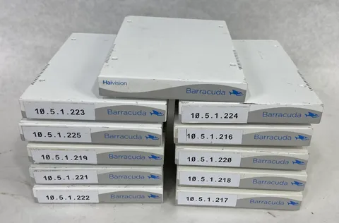 Lot of (11) Haivision Barracuda SD H.264 IP Video Encoder S-280E-SDI Parts