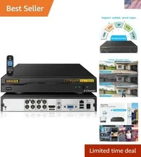 5MP 8CH Hybrid DVR Security Recorder - Ideal for Home and Business Surveillance