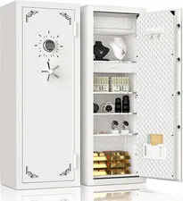59.05''H Extra Large Fireproof Safe, 13 Cu Ft, Digital Lock & Keys