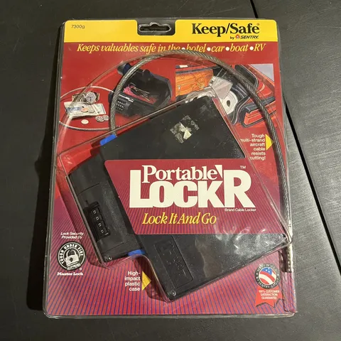 Portable Safe Lock Brand Cable Locker Keep/Safe By Sentry NEW Sealed