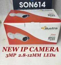 illustra Flex IFS03B1ONWIT Security Network Color Camera W/ 3MP 2.8-12mm IR NEW!
